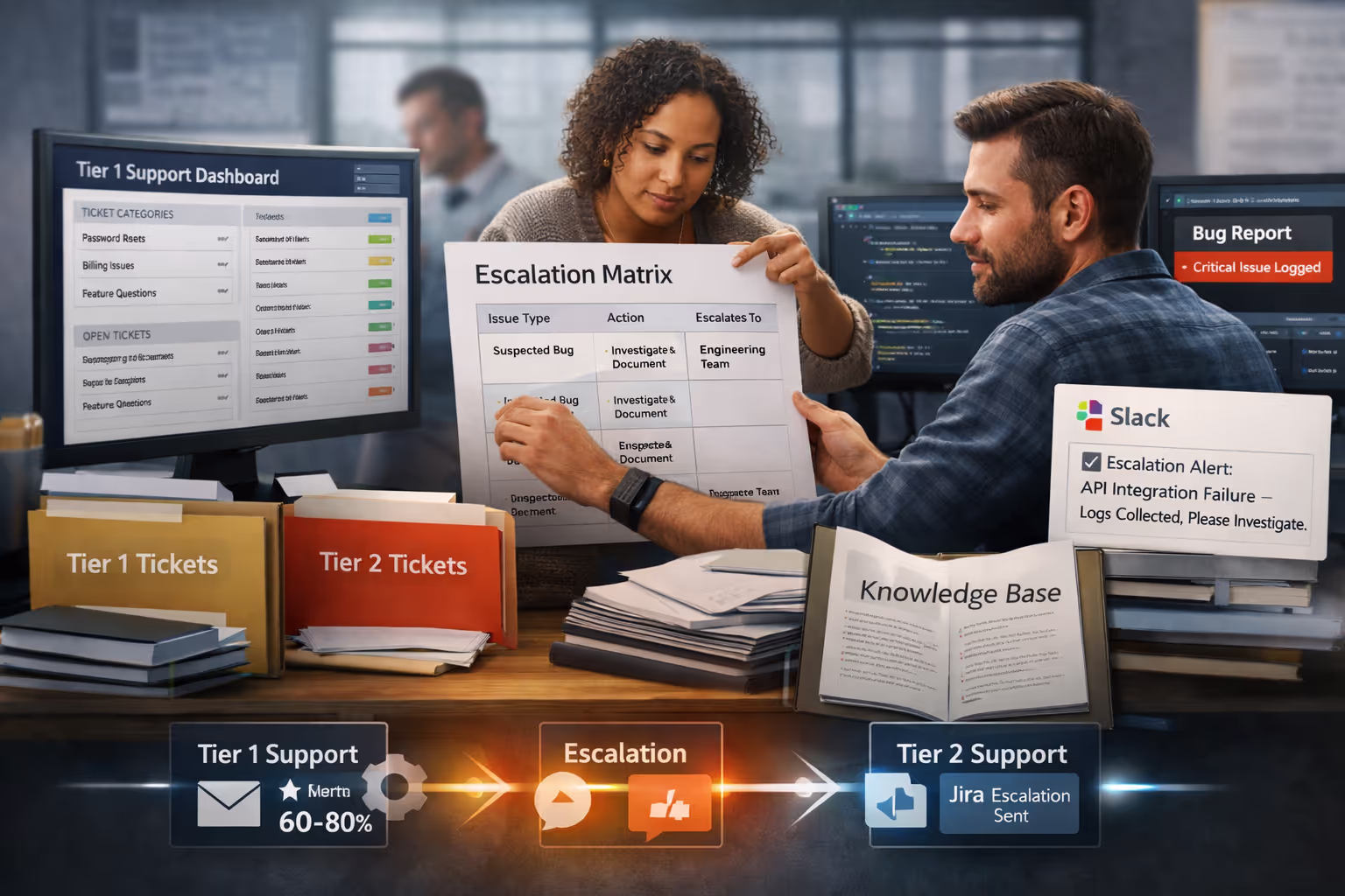 SaaS Support Knowledge Base Documentation System Knowledge base system used when outsourcing technical support for SaaS applications