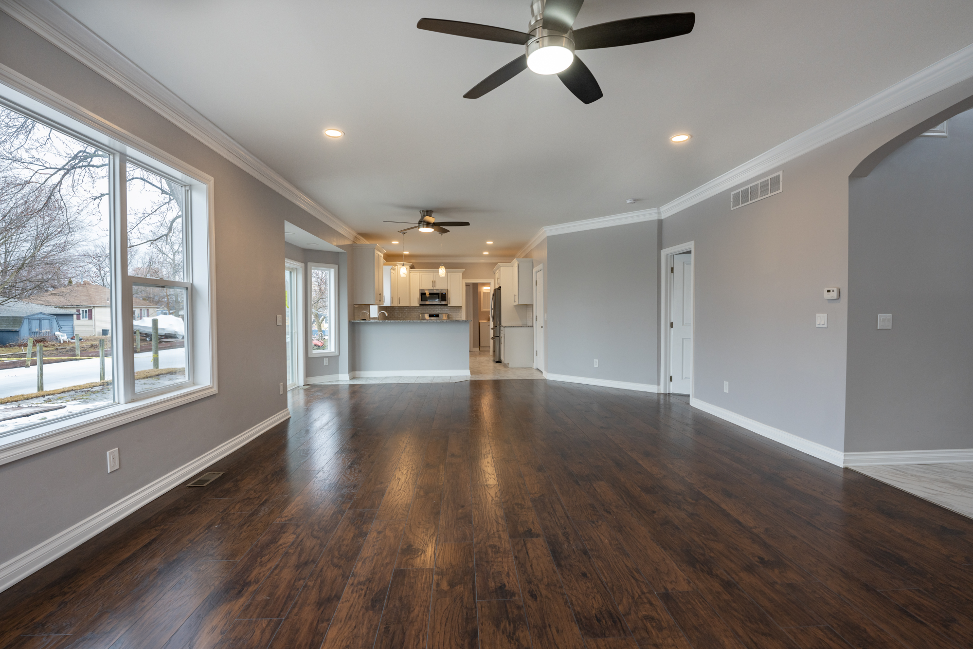 New home is complete and ready for sale