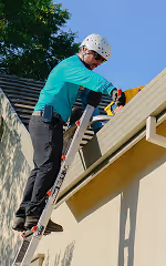 Scooping debris