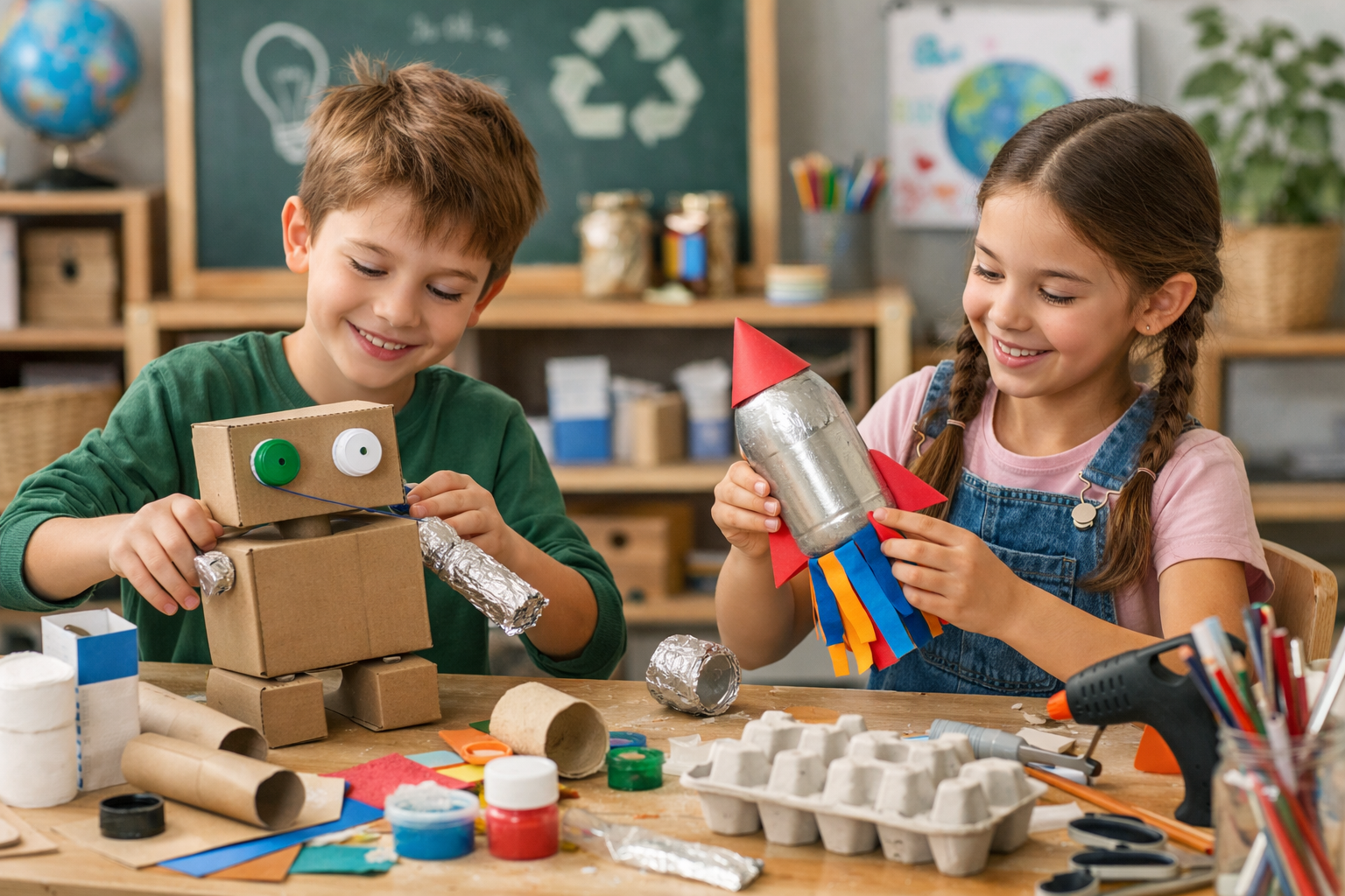 Upcycling im Kunstunterricht: Schrott-Roboter in der Grundschule Upcycling im Kunstunterricht: Schrott-Roboter in der Grundschule
