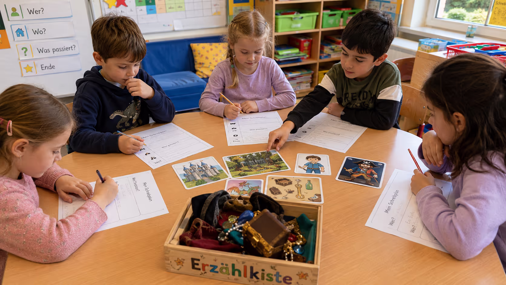 Unterrichtsentwurf Kreatives Schreiben Erzählkiste