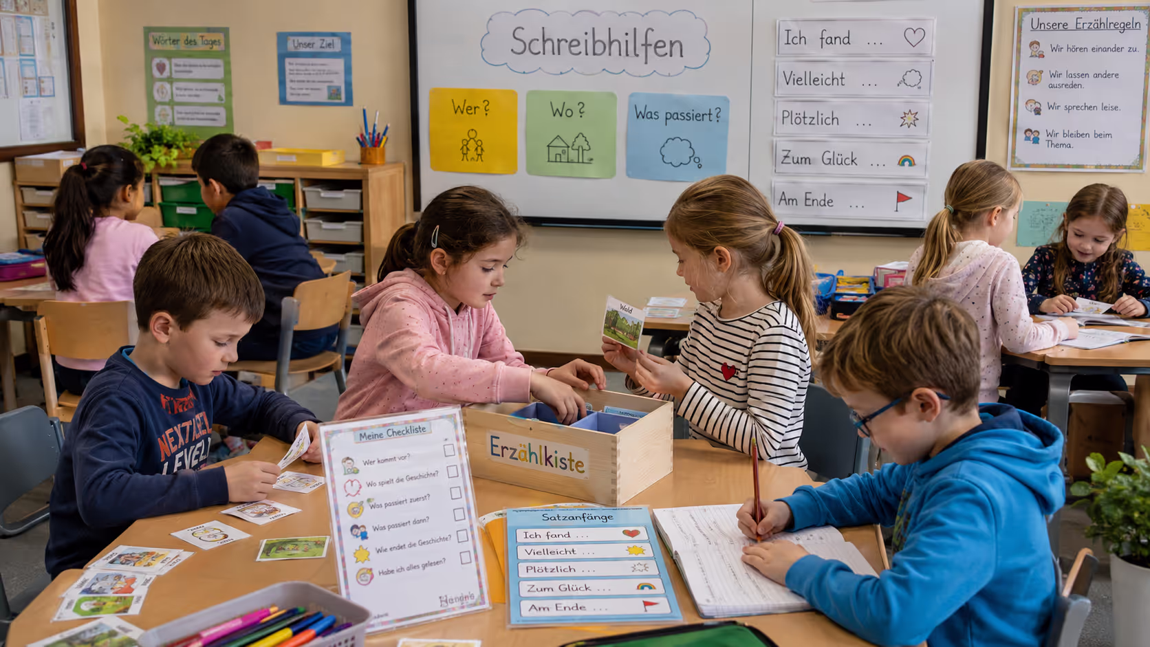 Unterrichtsentwurf Kreatives Schreiben Erzählkiste