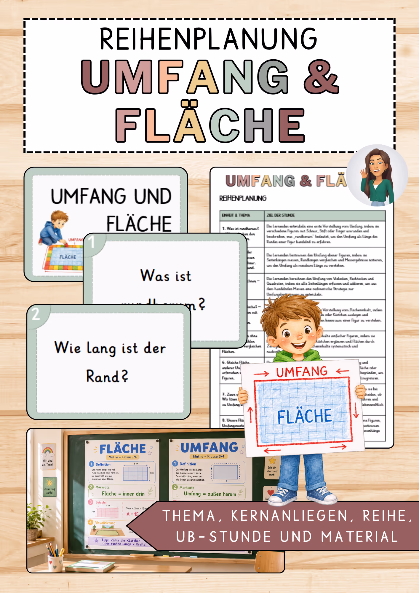 Unterrichtsentwurf Umfang und Fläche Unterrichtsentwurf Umfang und Fläche