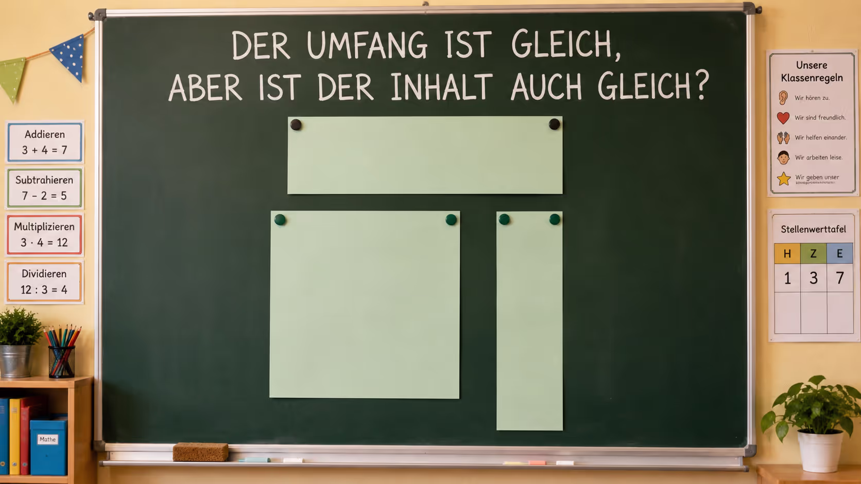 Unterrichtsentwurf Umfang und Fläche Unterrichtsentwurf Umfang und Fläche