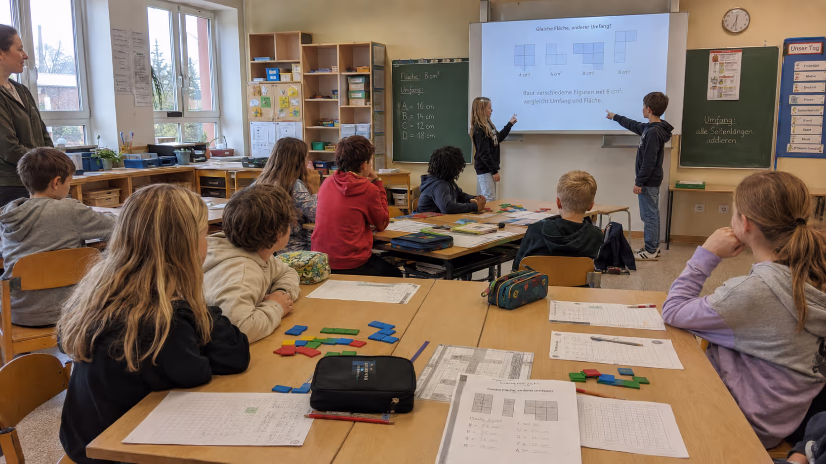 Unterrichtsentwurf Umfang und Fläche Unterrichtsentwurf Umfang und Fläche