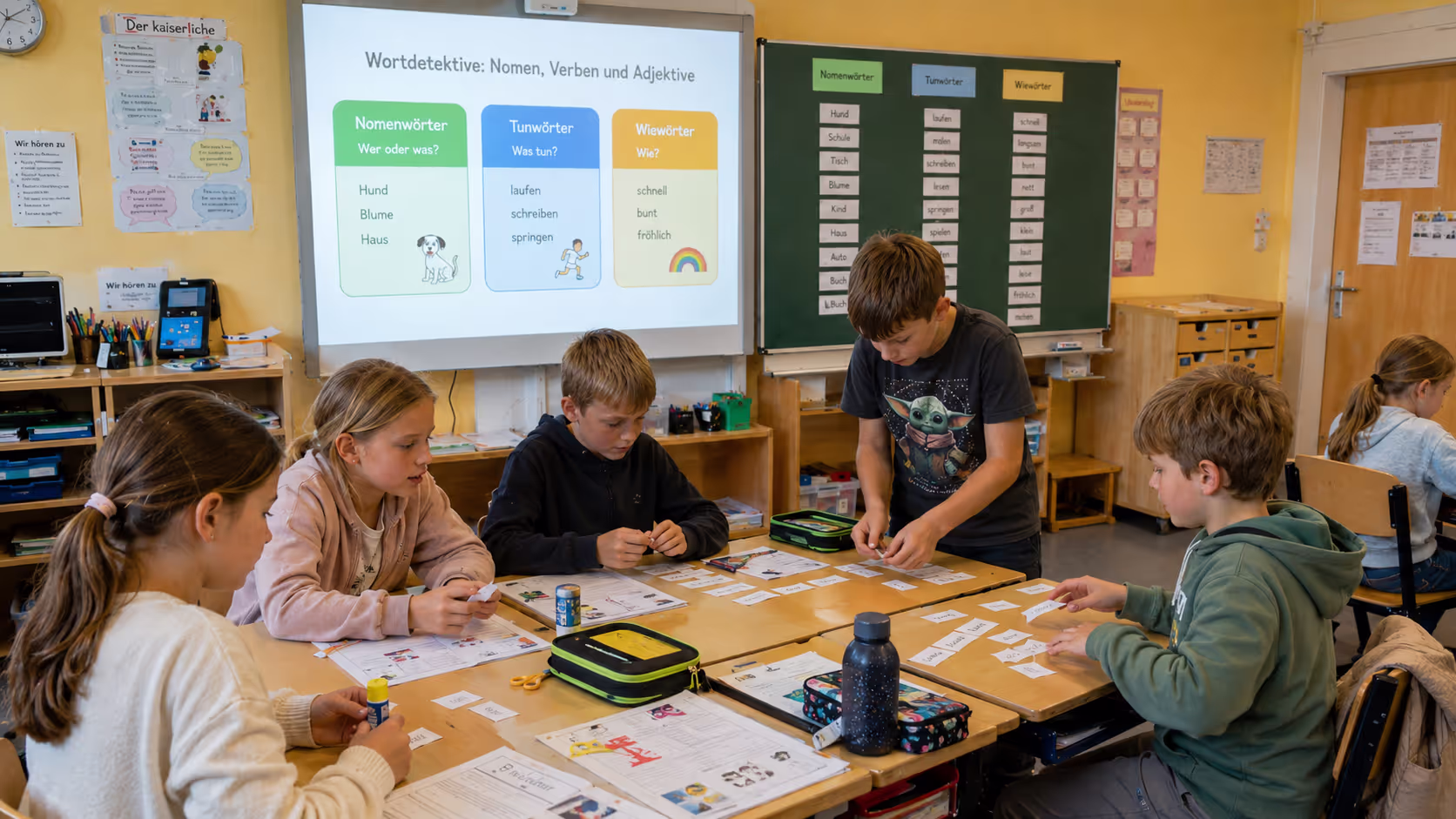 Unterrichtsentwurf Wortarten Unterrichtsentwurf Wortarten