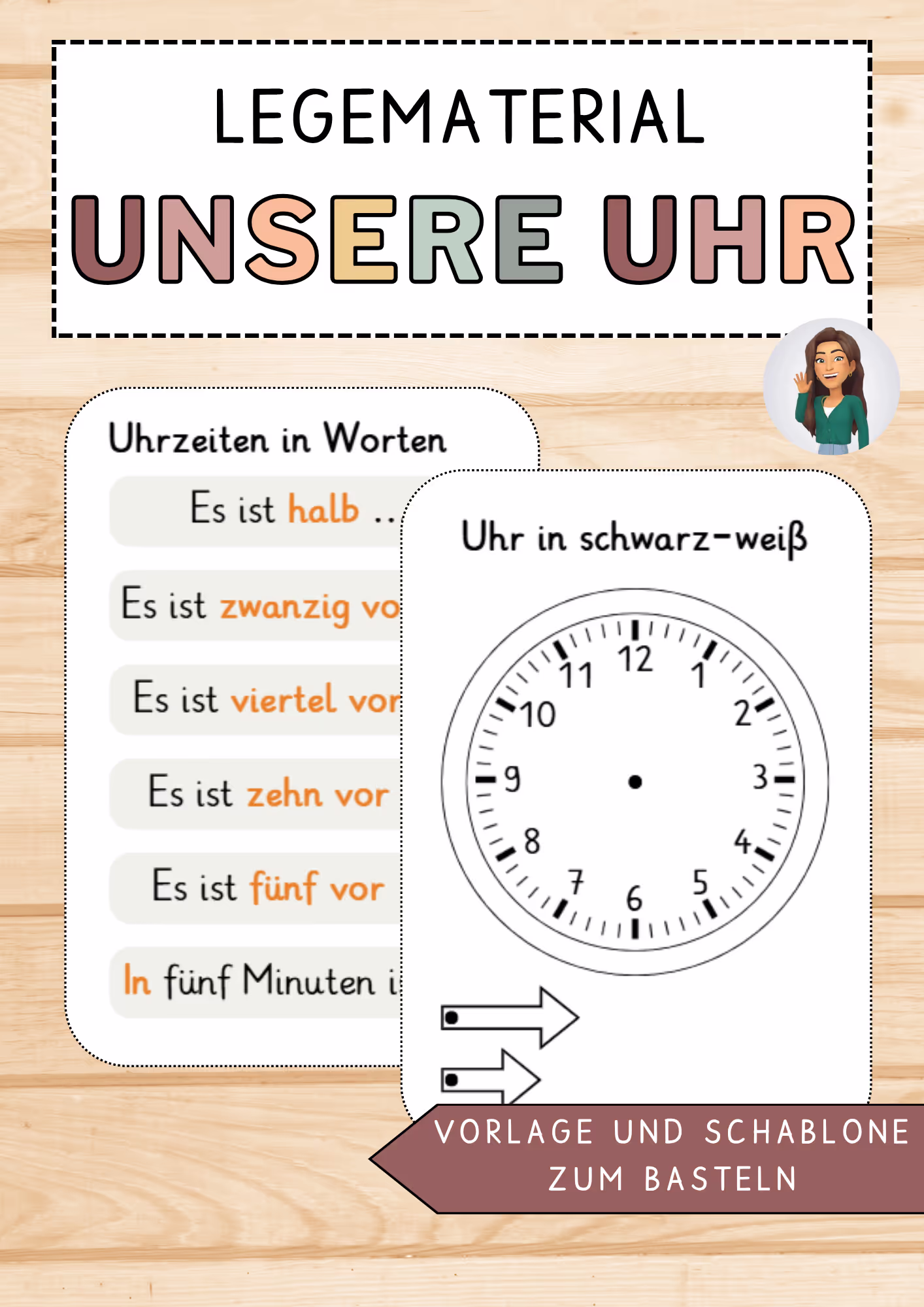 Unterrichtsentwurf Uhrzeiten