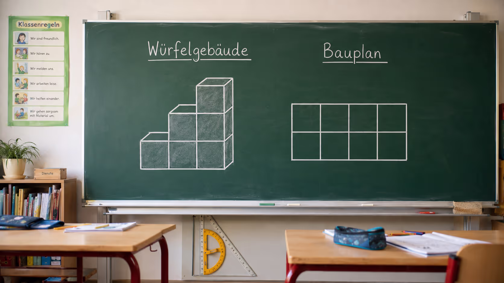 Unterrichtsentwurf Bauplan zeichnen