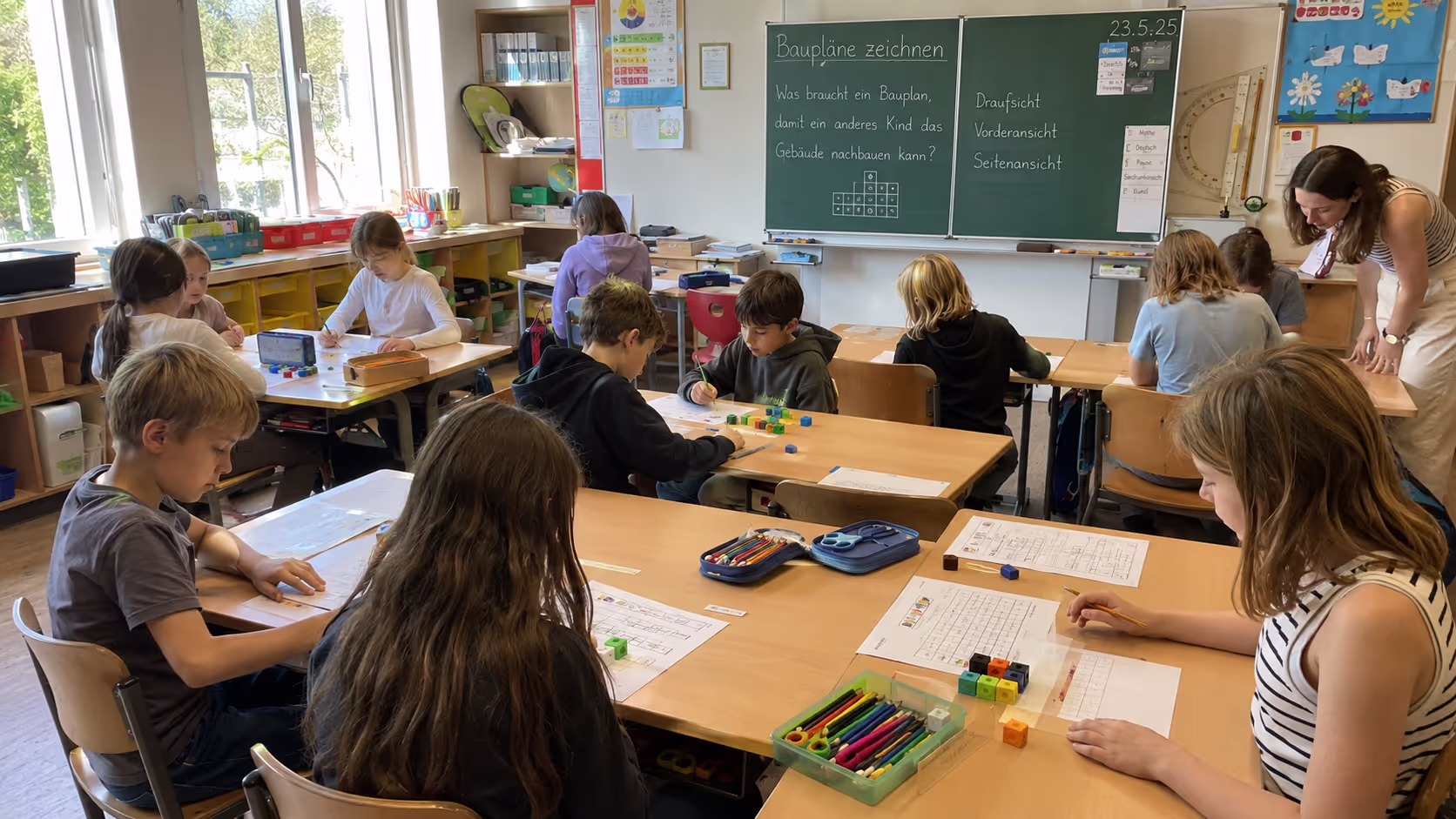 Unterrichtsentwurf Bauplan zeichnen