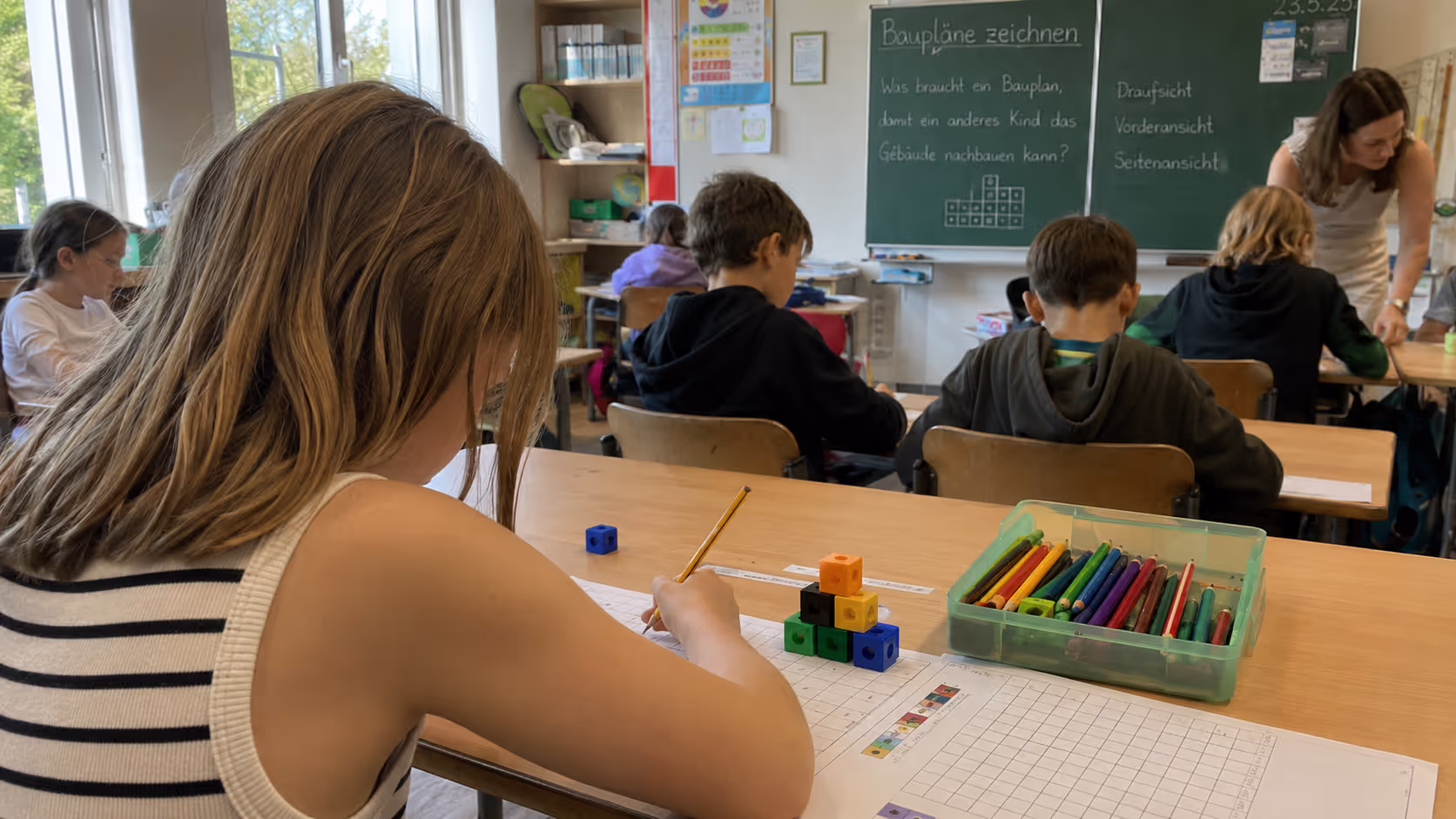 Unterrichtsentwurf Bauplan zeichnen