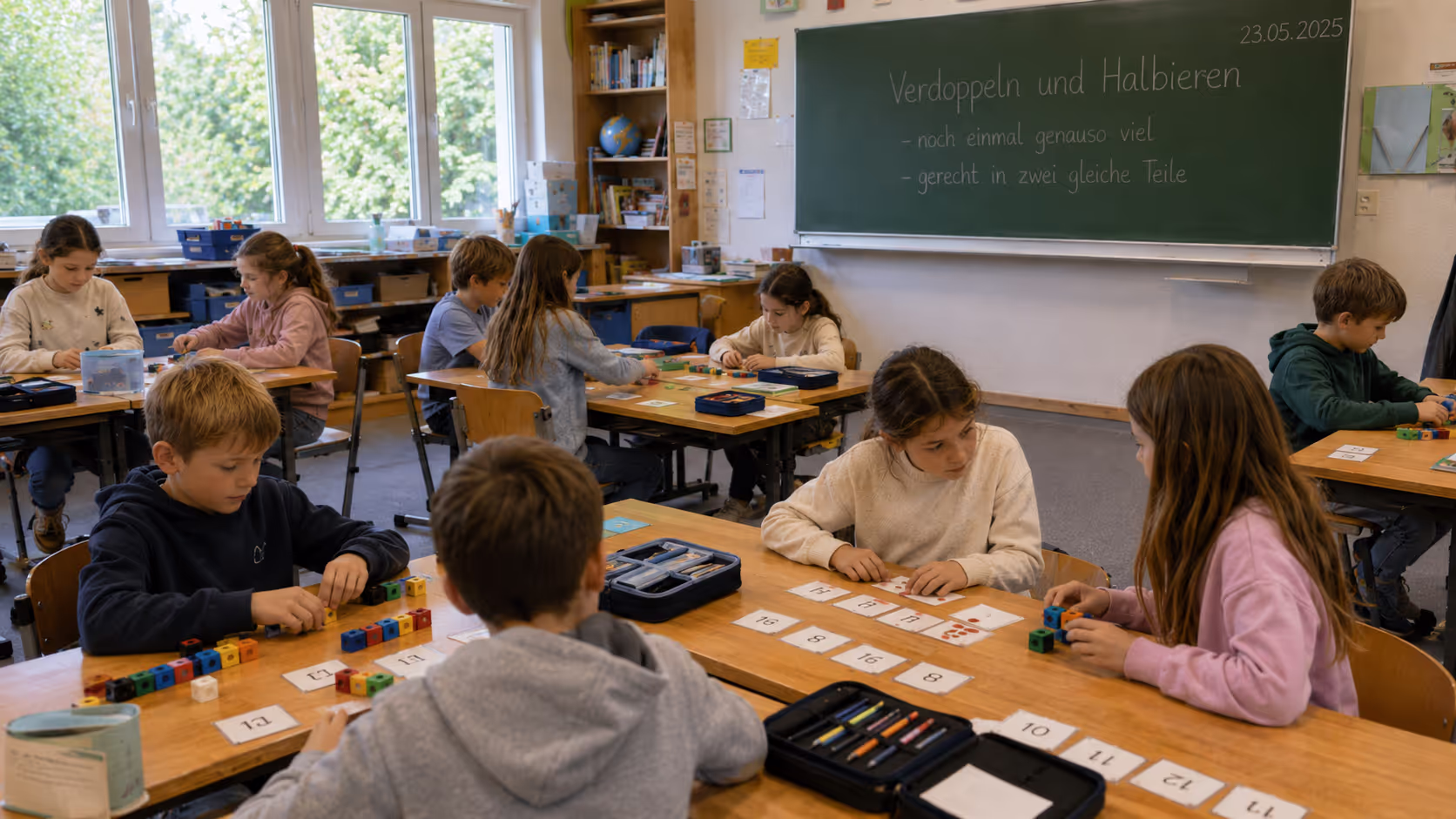 Unterrichtsentwurf Verdoppeln und Halbieren Unterrichtsentwurf Verdoppeln und Halbieren
