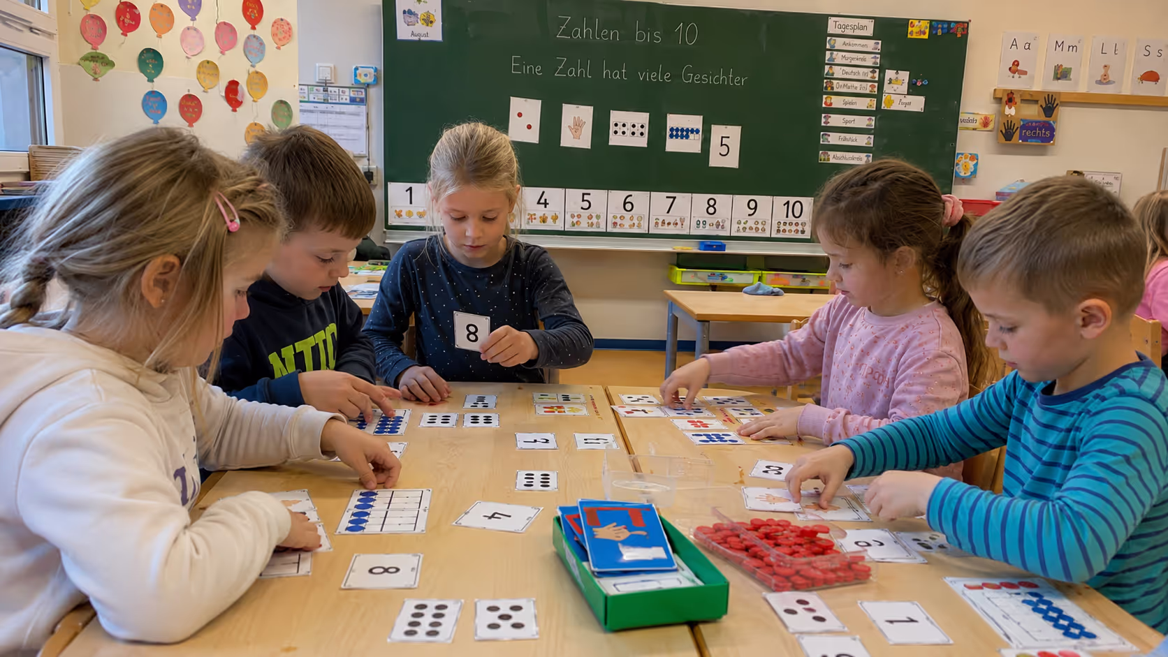 Unterrichtsentwurf Zahlen bis 10 Unterrichtsentwurf Zahlen bis 10