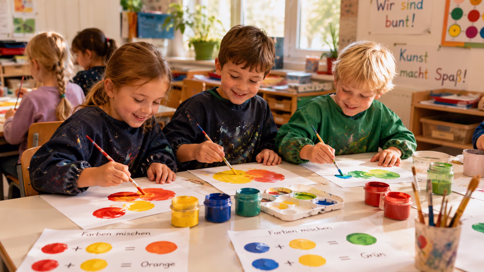 Unterrichtsentwurf Farben Mischen Unterrichtsentwurf Farben Mischen