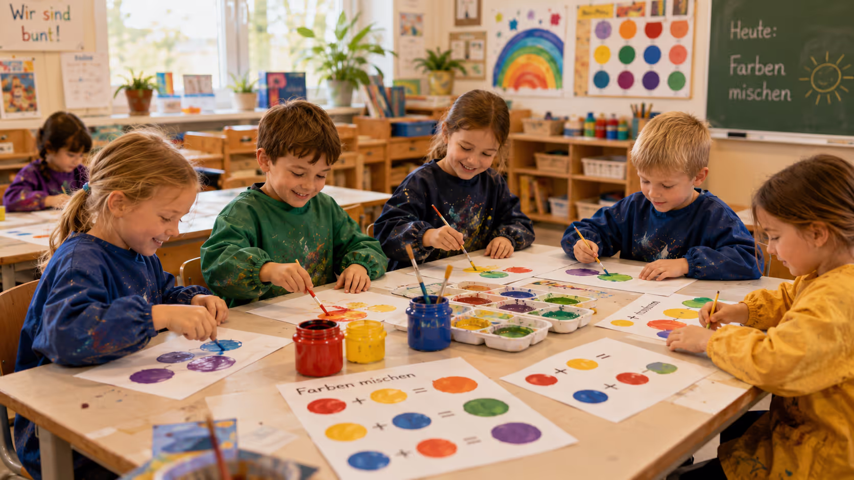 Unterrichtsentwurf Farben Mischen Unterrichtsentwurf Farben Mischen
