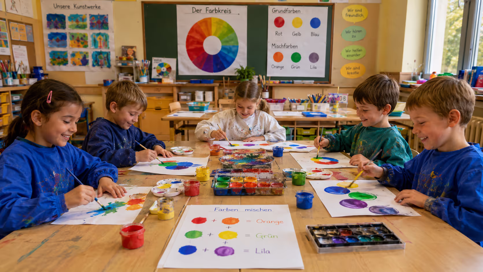 Unterrichtsentwurf Farben Mischen Unterrichtsentwurf Farben Mischen