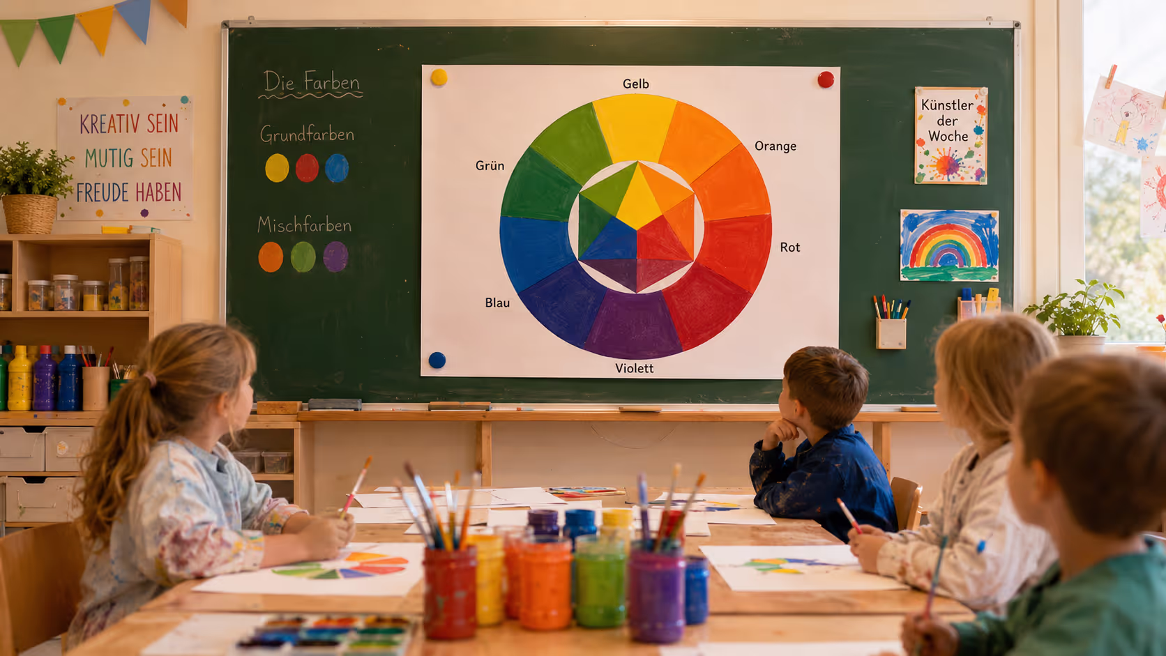Unterrichtsentwurf Farben Mischen Unterrichtsentwurf Farben Mischen