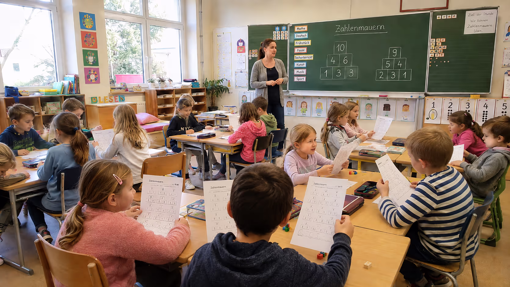 Unterrichtsentwurf Zahlenmauern Unterrichtsentwurf Zahlenmauern