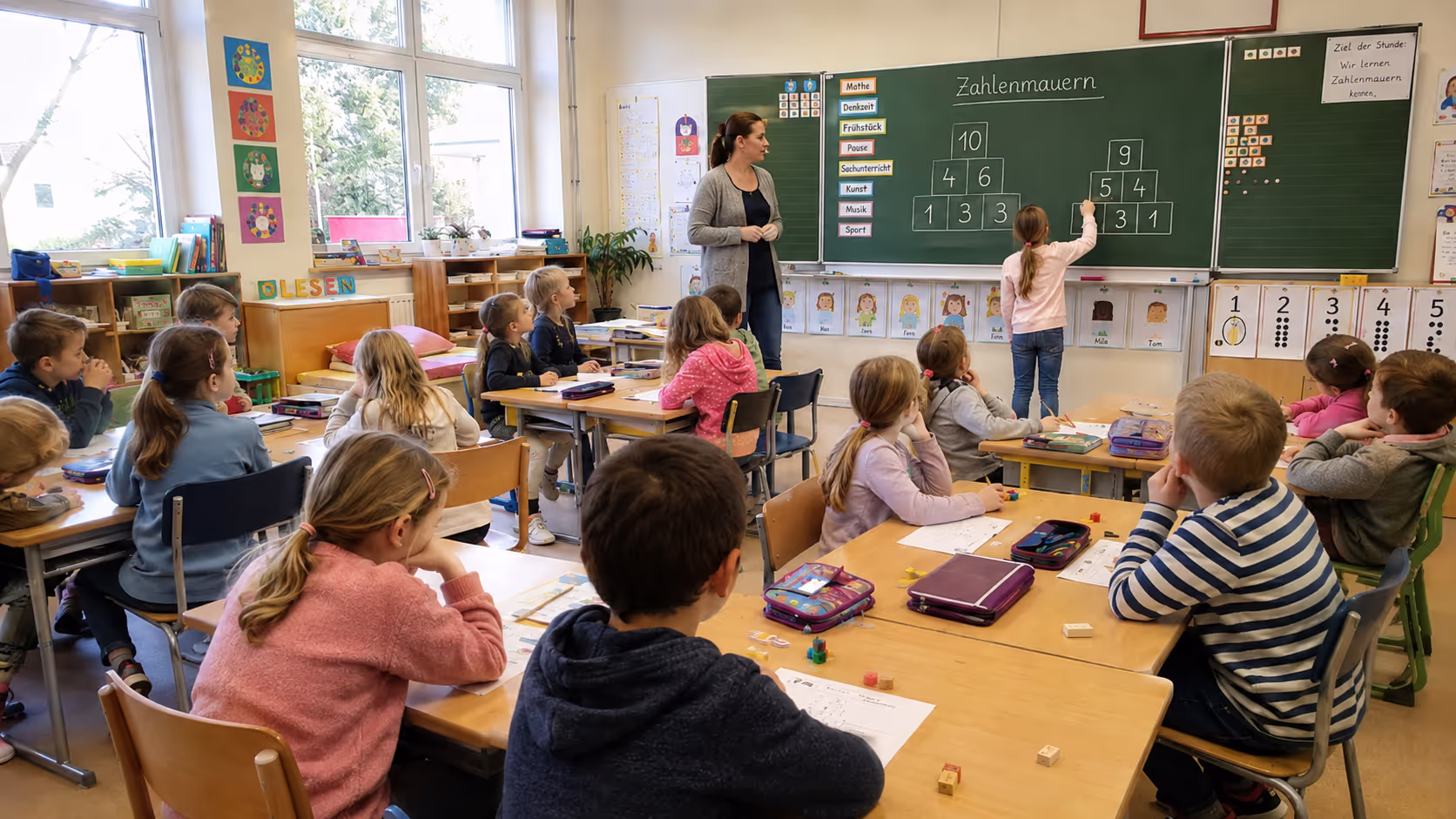 Unterrichtsentwurf Zahlenmauern Unterrichtsentwurf Zahlenmauern