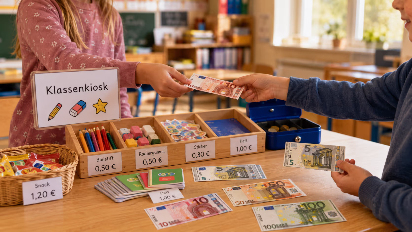 Unterrichtsentwurf Geld/Euro -Material Unterrichtsentwurf Geld/Euro -Material