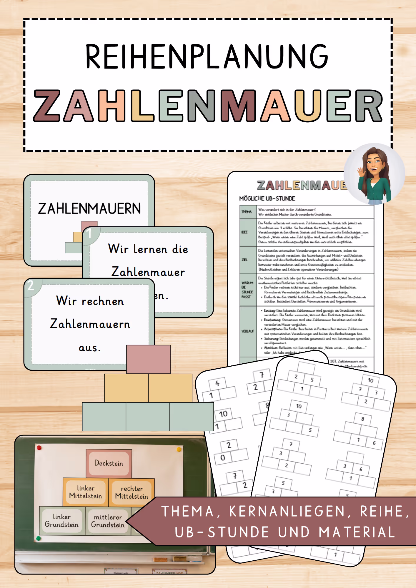 Unterrichtsentwurf Zahlenmauern Material Unterrichtsentwurf Zahlenmauern Material
