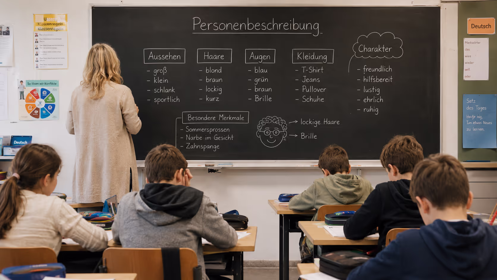 Unterrichtsentwurf Personenbeschreibung