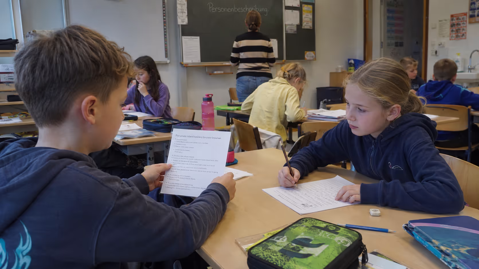 Unterrichtsentwurf Personenbeschreibung
