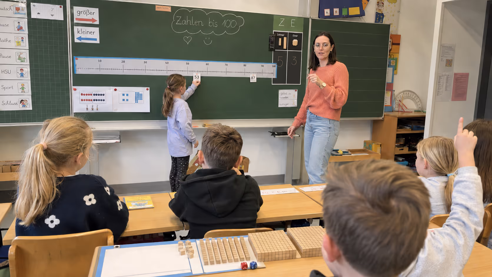 Unterrichtsentwurf Zahlraumerweiterung bis 100
