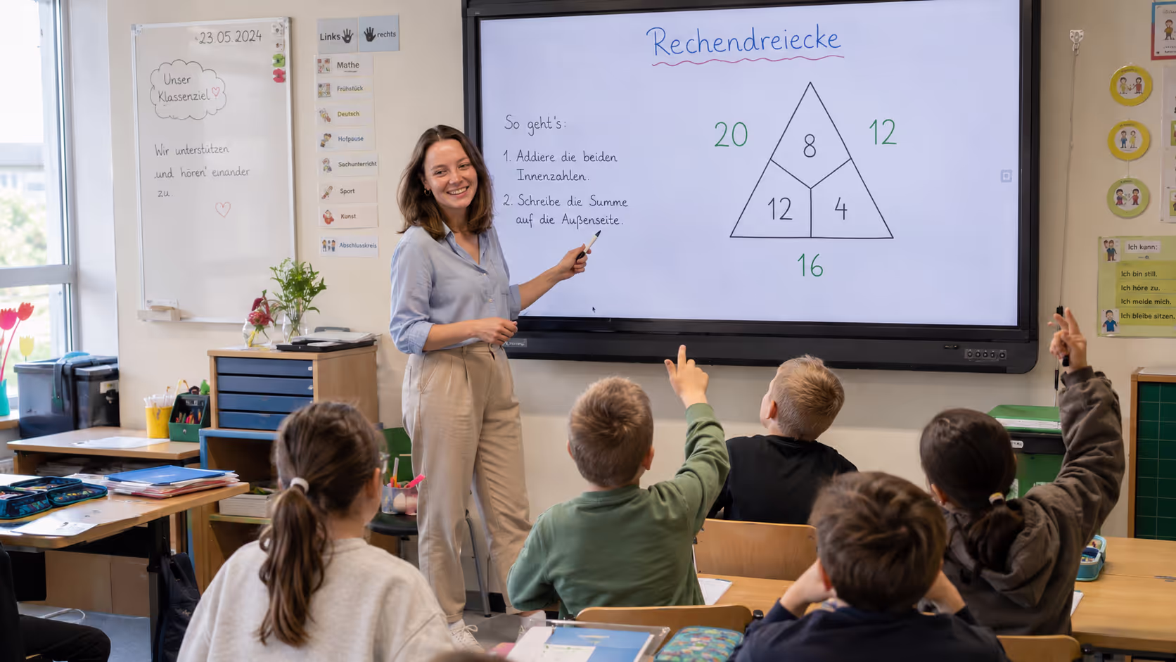 Unterrichtsentwurf Rechendreiecke Unterrichtsentwurf Rechendreiecke