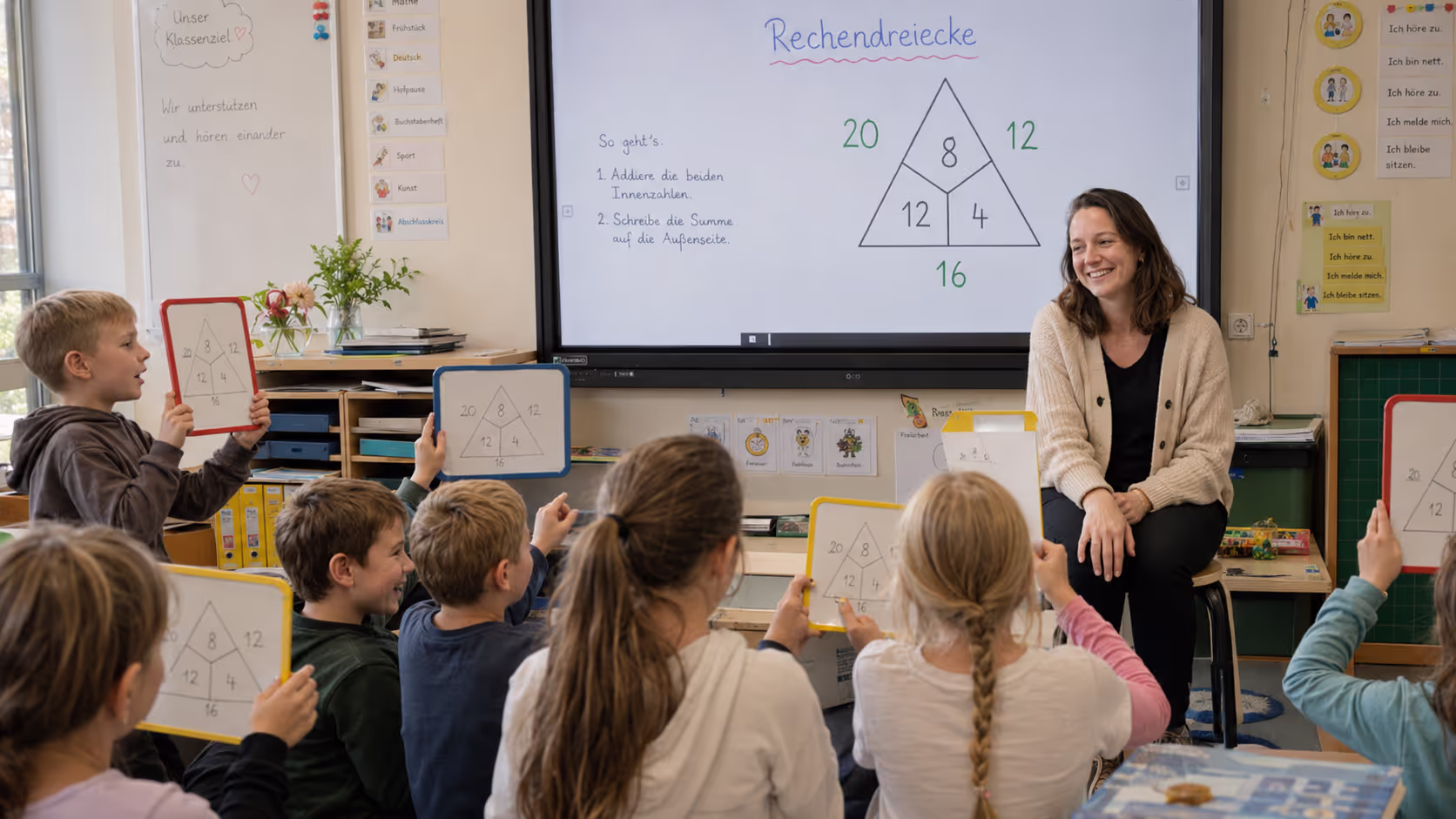 Unterrichtsentwurf Rechendreiecke Unterrichtsentwurf Rechendreiecke