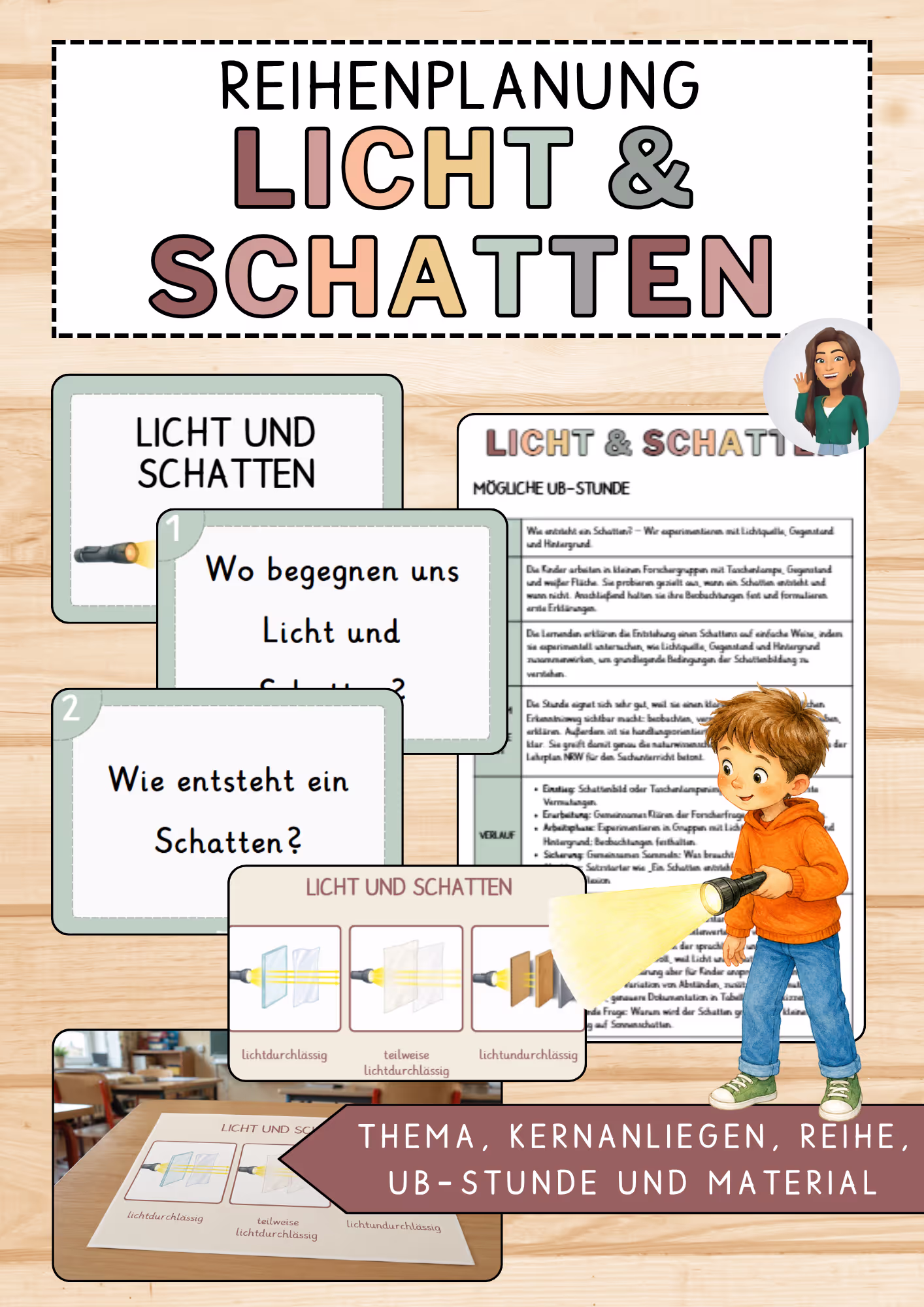 Materialpaket Licht und Schatten