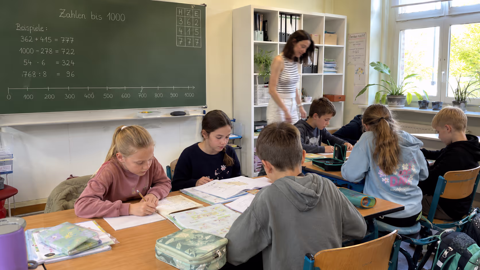 Unterrichtsentwurf Zahlraumerweiterung bis 1000