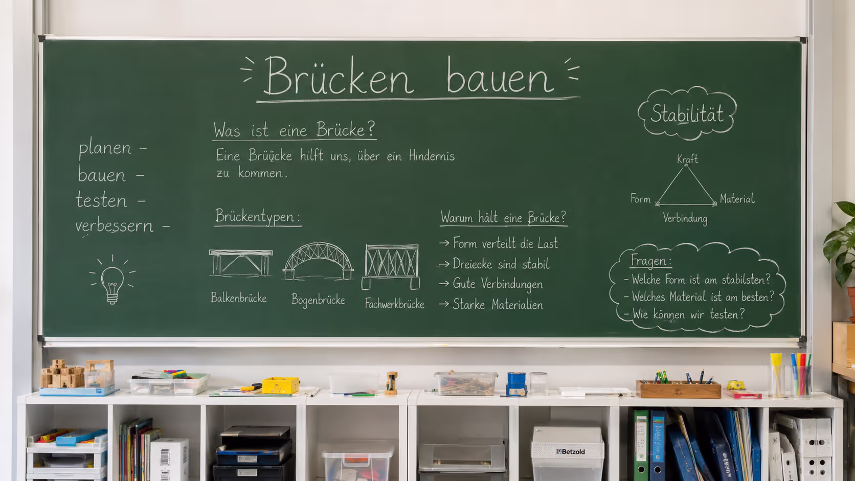 Unterrichtsentwurf Brücken bauen