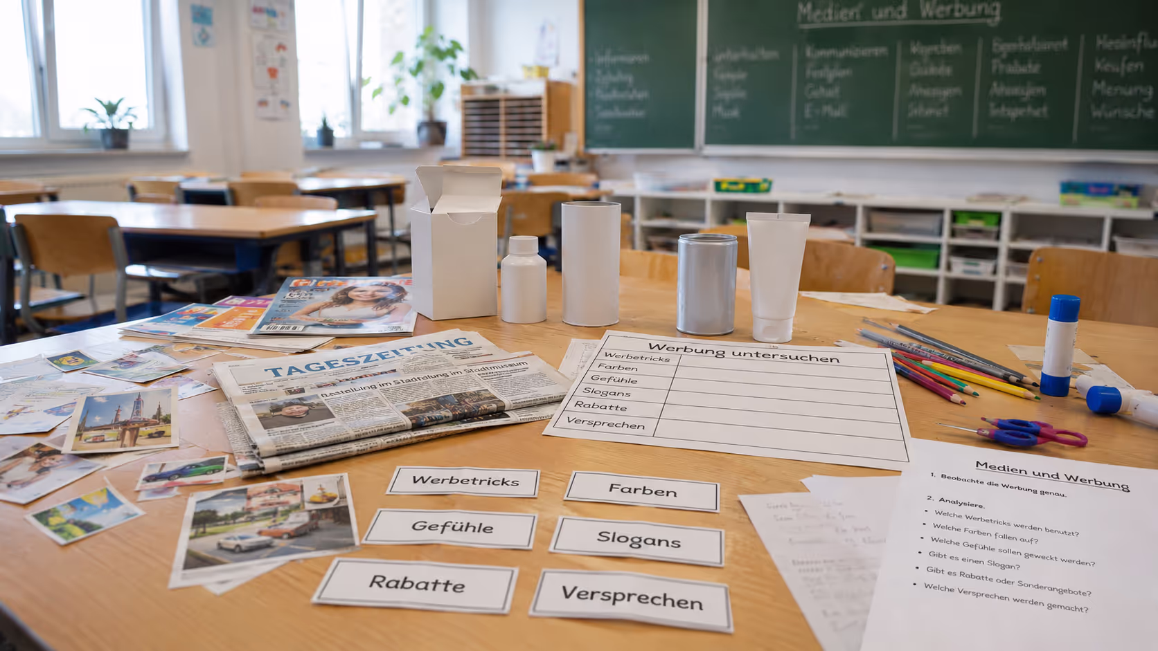Unterrichtsentwurf Medien und Werbung Unterrichtsentwurf Medien und Werbung