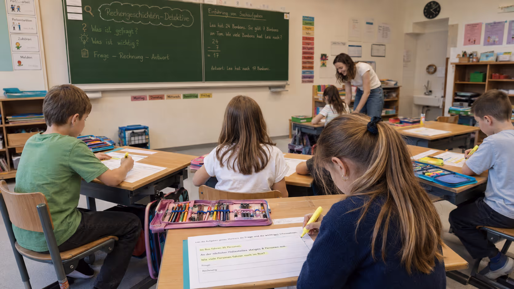 Unterrichtsentwurf Einführung von Textaufgaben Unterrichtsentwurf Einführung von Textaufgaben
