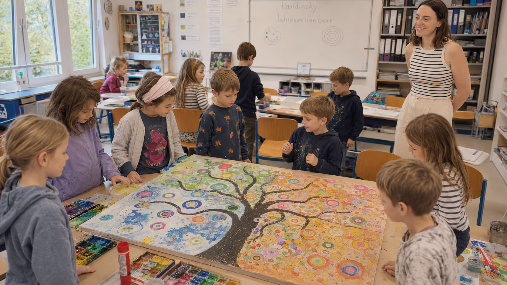Unterrichtsentwurf Kandinsky Jahreszeitenbaum Unterrichtsentwurf Kandinsky Jahreszeitenbaum