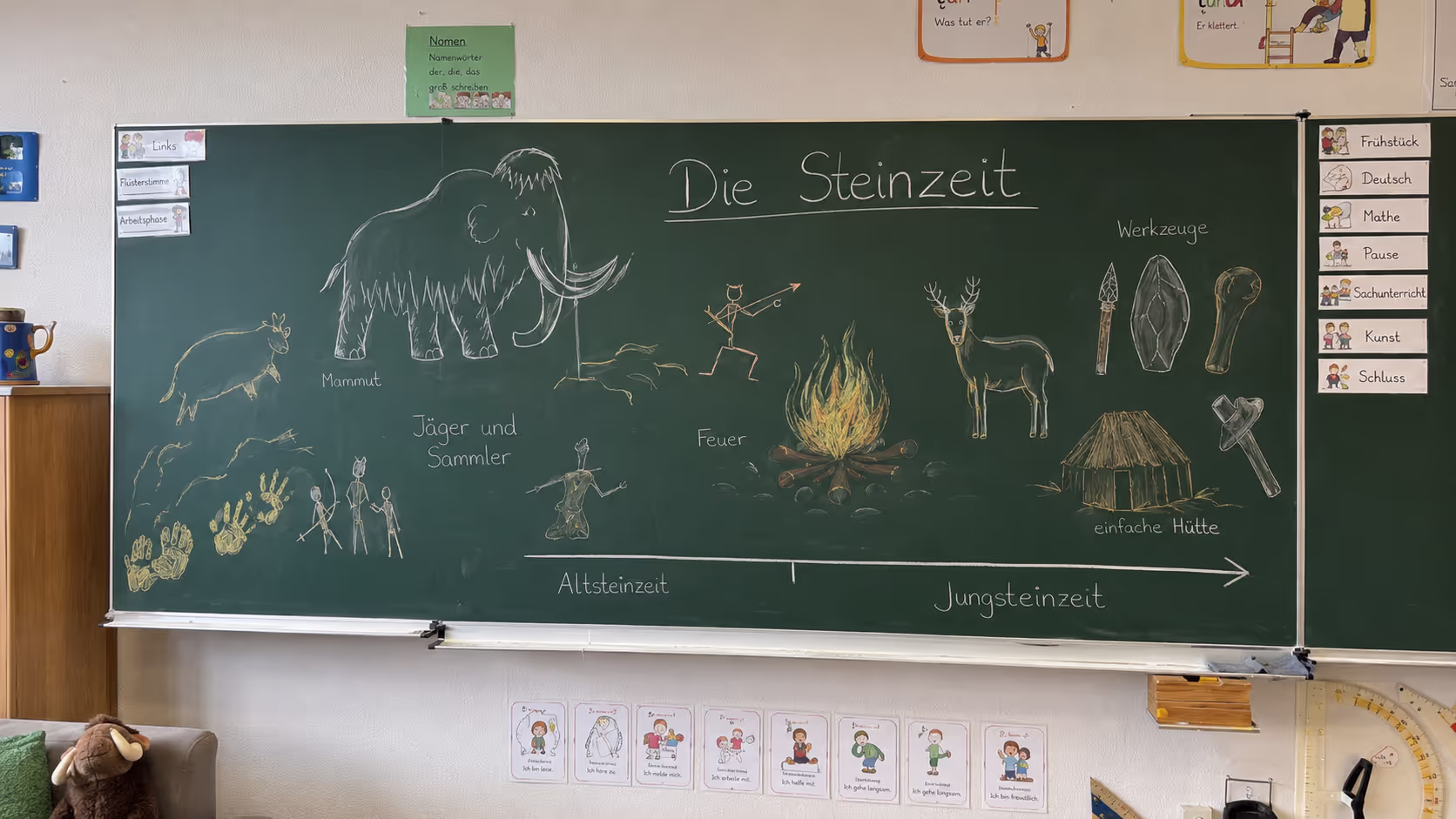 Unterrichtsentwurf Steinzeit Unterrichtsentwurf Steinzeit