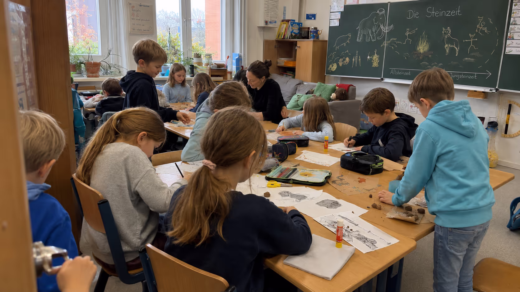 Unterrichtsentwurf Steinzeit Unterrichtsentwurf Steinzeit