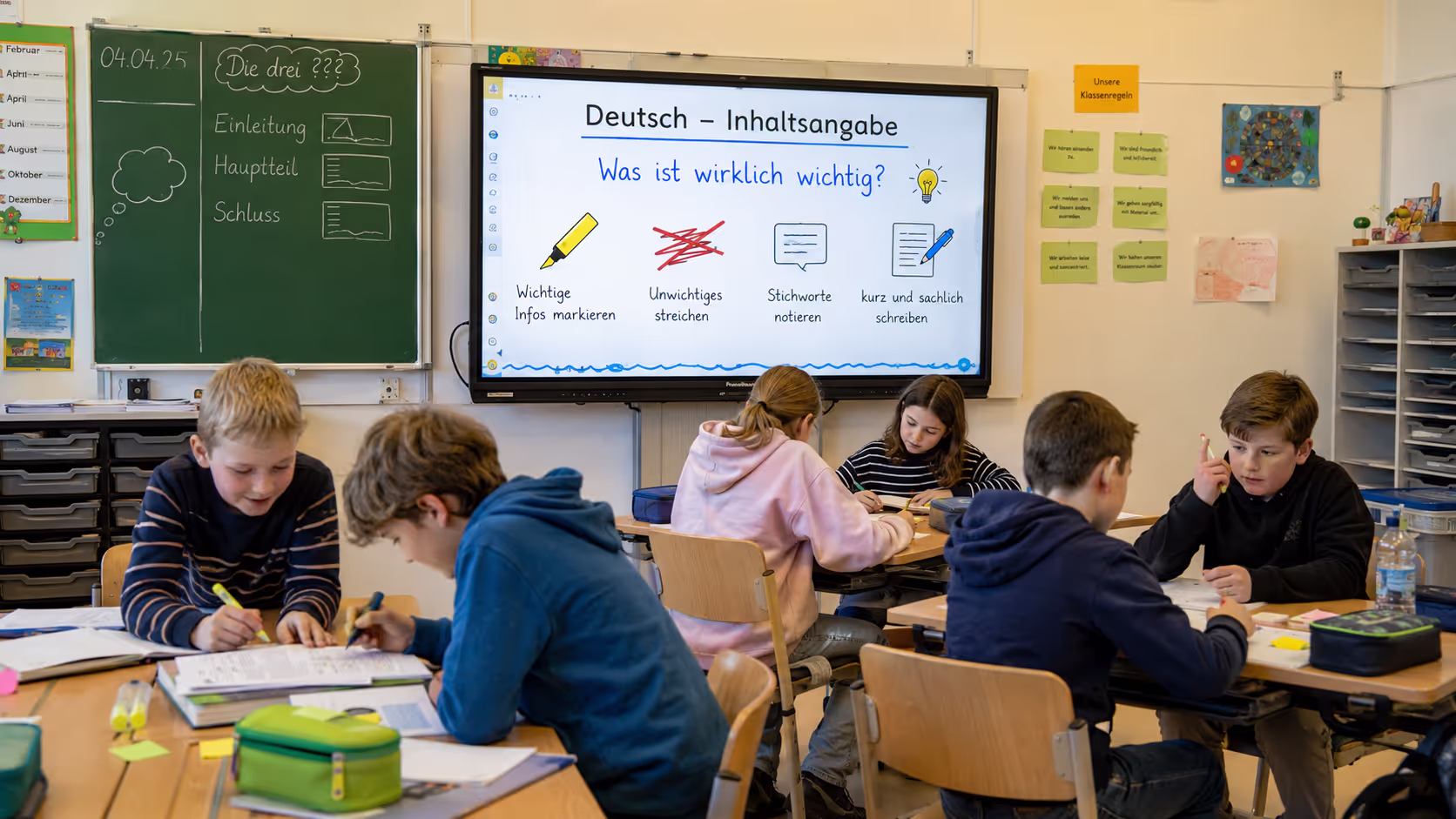 Unterrichtsentwurf Inhaltsangabe schreiben