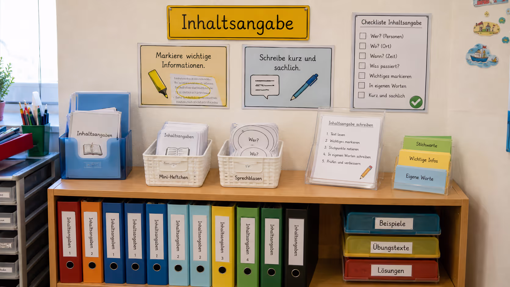 Unterrichtsentwurf Inhaltsangabe schreiben