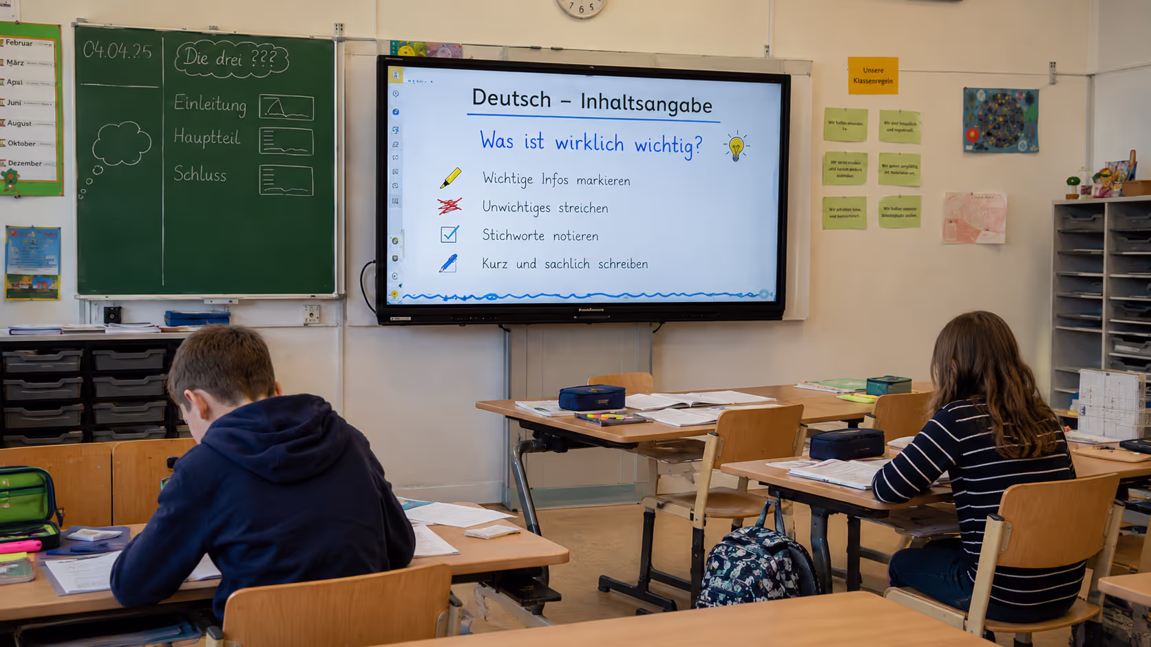 Unterrichtsentwurf Inhaltsangabe schreiben