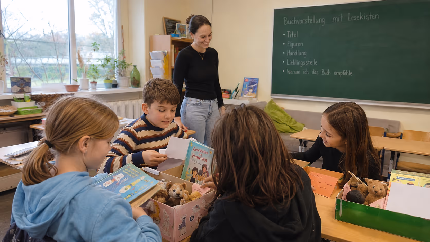 Unterrichtsentwurf Buchvorstellung mit Lesekisten Unterrichtsentwurf Buchvorstellung mit Lesekisten