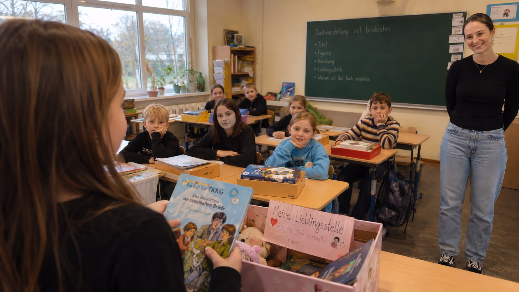 Unterrichtsentwurf Buchvorstellung mit Lesekisten Unterrichtsentwurf Buchvorstellung mit Lesekisten