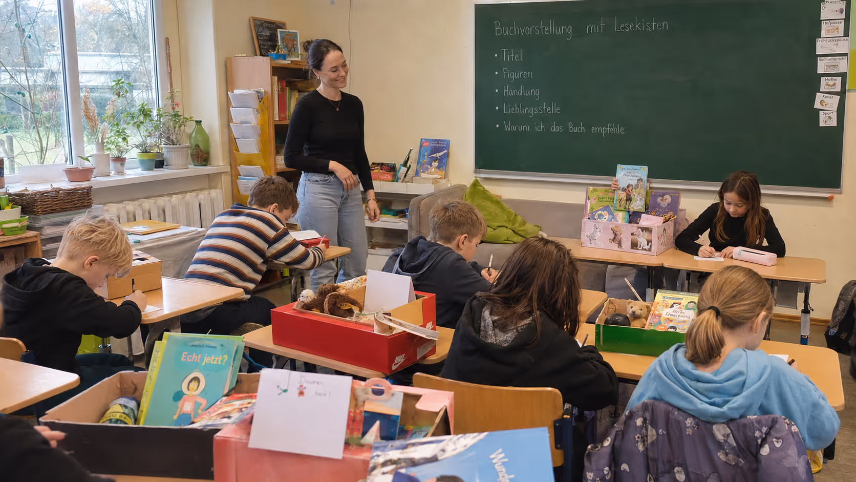 Unterrichtsentwurf Buchvorstellung mit Lesekisten Unterrichtsentwurf Buchvorstellung mit Lesekisten