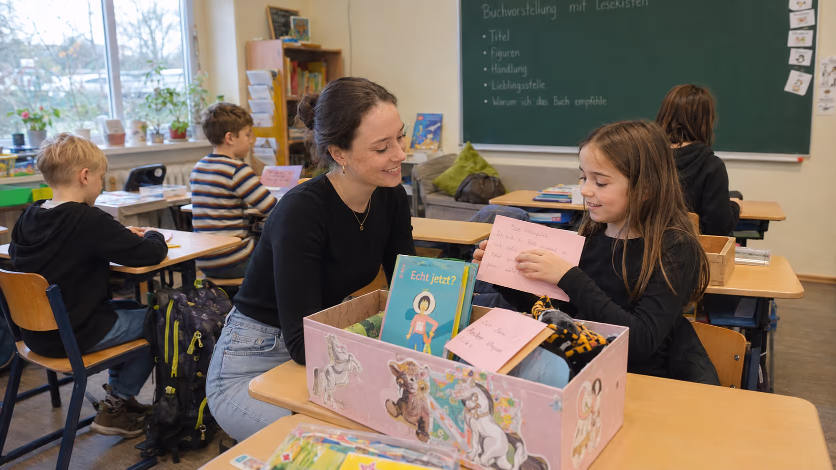 Unterrichtsentwurf Buchvorstellung mit Lesekisten Unterrichtsentwurf Buchvorstellung mit Lesekisten