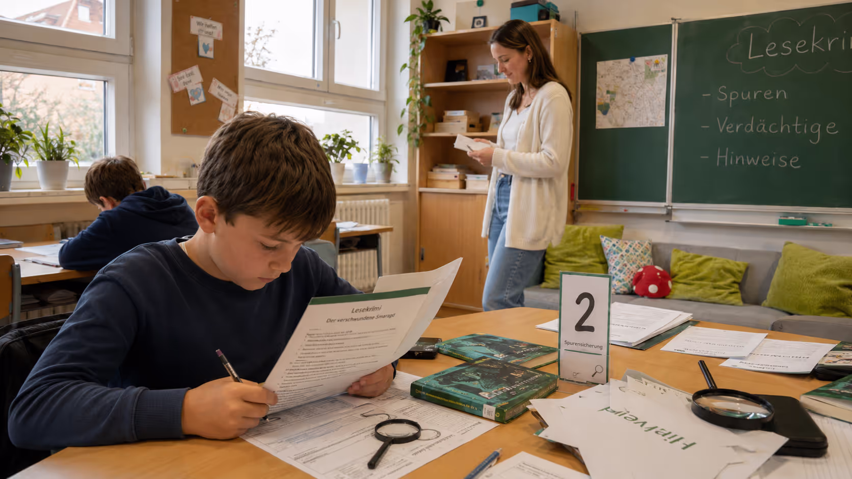 Unterrichtsentwurf Lesekrimi Unterrichtsentwurf Lesekrimi