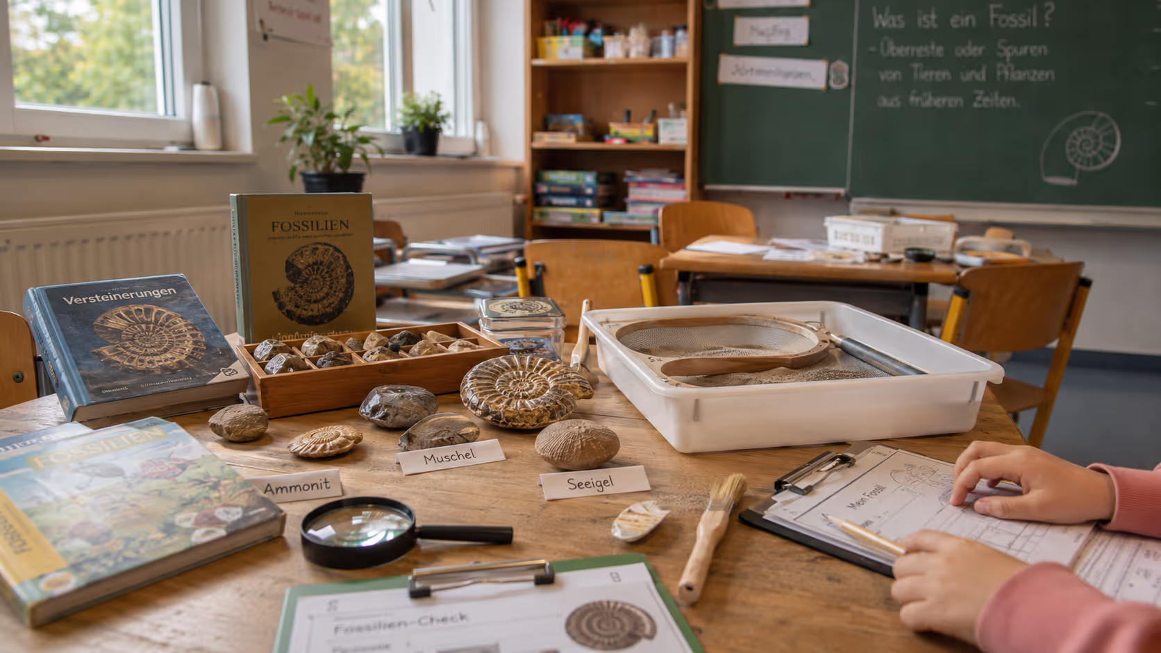 Unterrichtsentwurf Fossilien