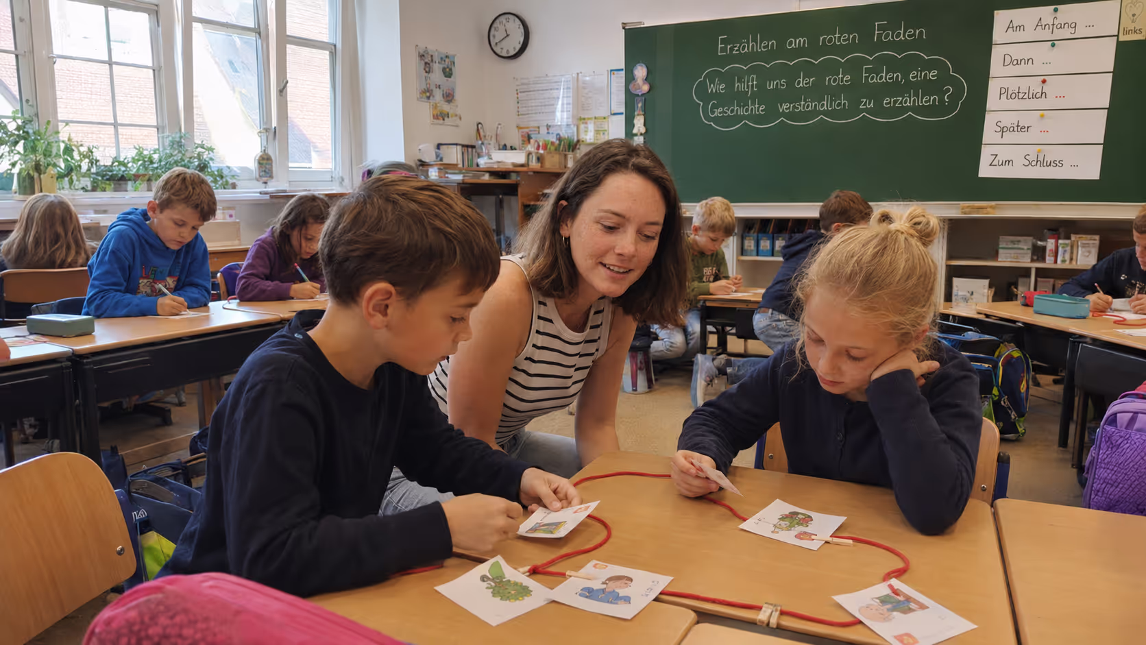 Unterrichtsentwurf Erzählen am Roten Faden Unterrichtsentwurf Erzählen am Roten Faden