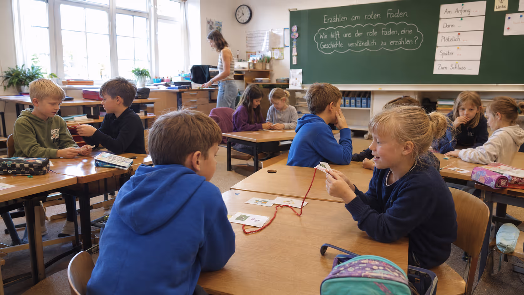 Unterrichtsentwurf Erzählen am Roten Faden Unterrichtsentwurf Erzählen am Roten Faden