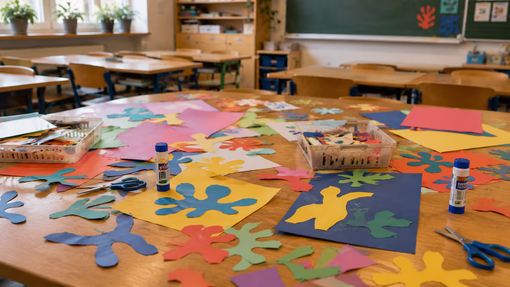 Unterrichtsentwurf Matisse Scherenschnitt Unterrichtsentwurf Matisse Scherenschnitt