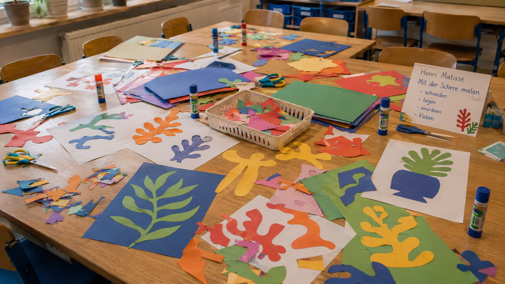 Unterrichtsentwurf Matisse Scherenschnitt Unterrichtsentwurf Matisse Scherenschnitt